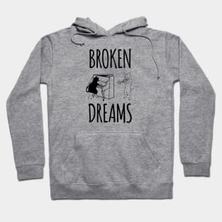 Broken dreams band disillusioned cat and dog Hoodie